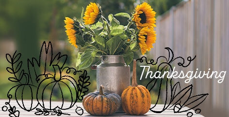 Thanksgiving is Better with Flowers