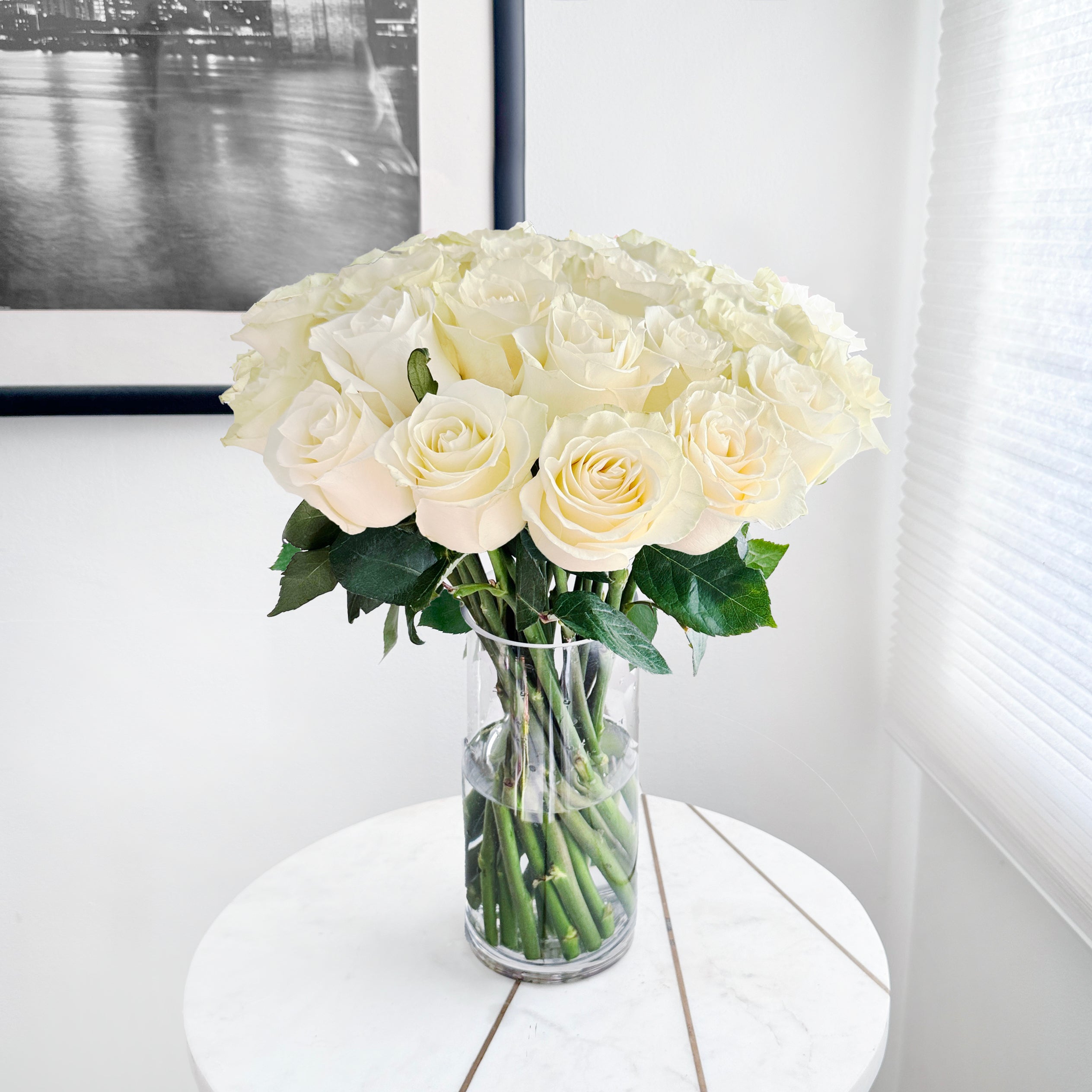 Subtle White Roses White Petite Bloom – Secret Garden Rose